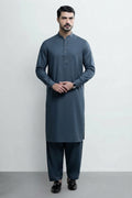 blue-green men's shalwar kameez