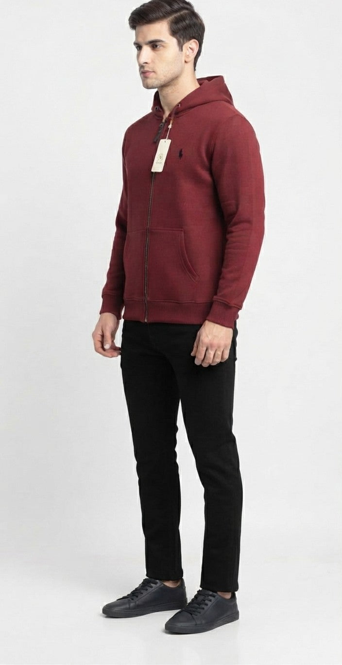 Men's Maroon Hoodie