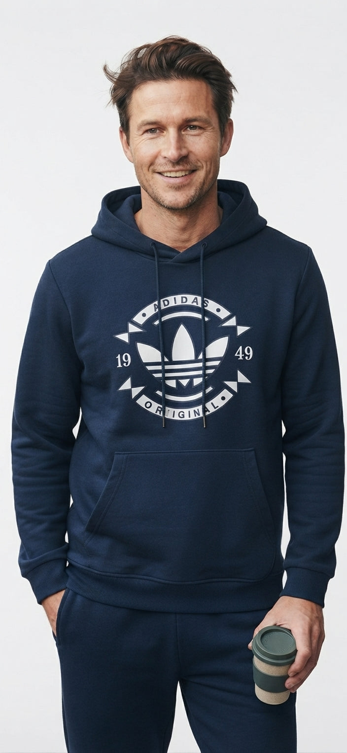 Men's Navy Blue Hoodies