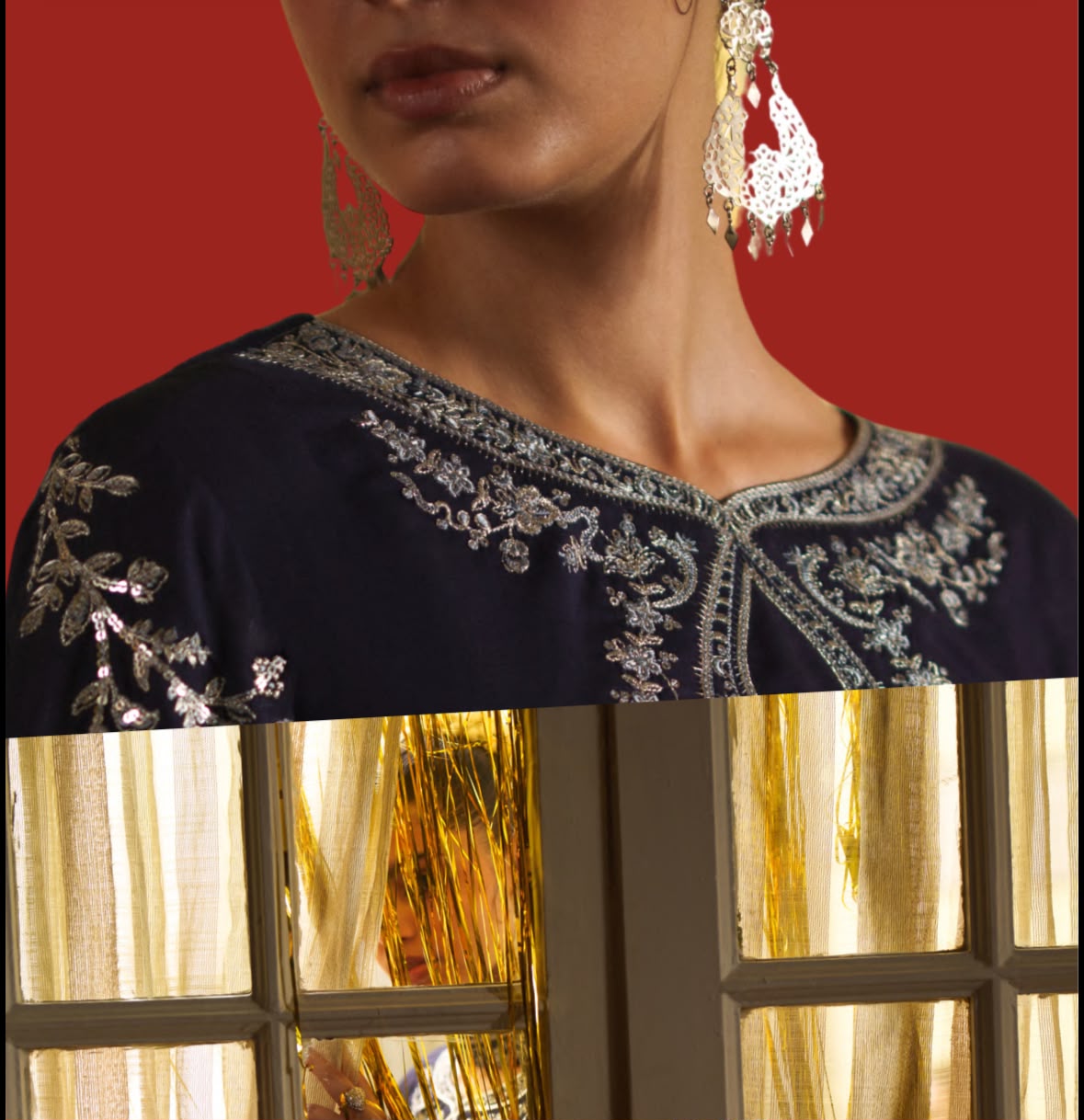Royal Night Embroidered 3-Piece Suit