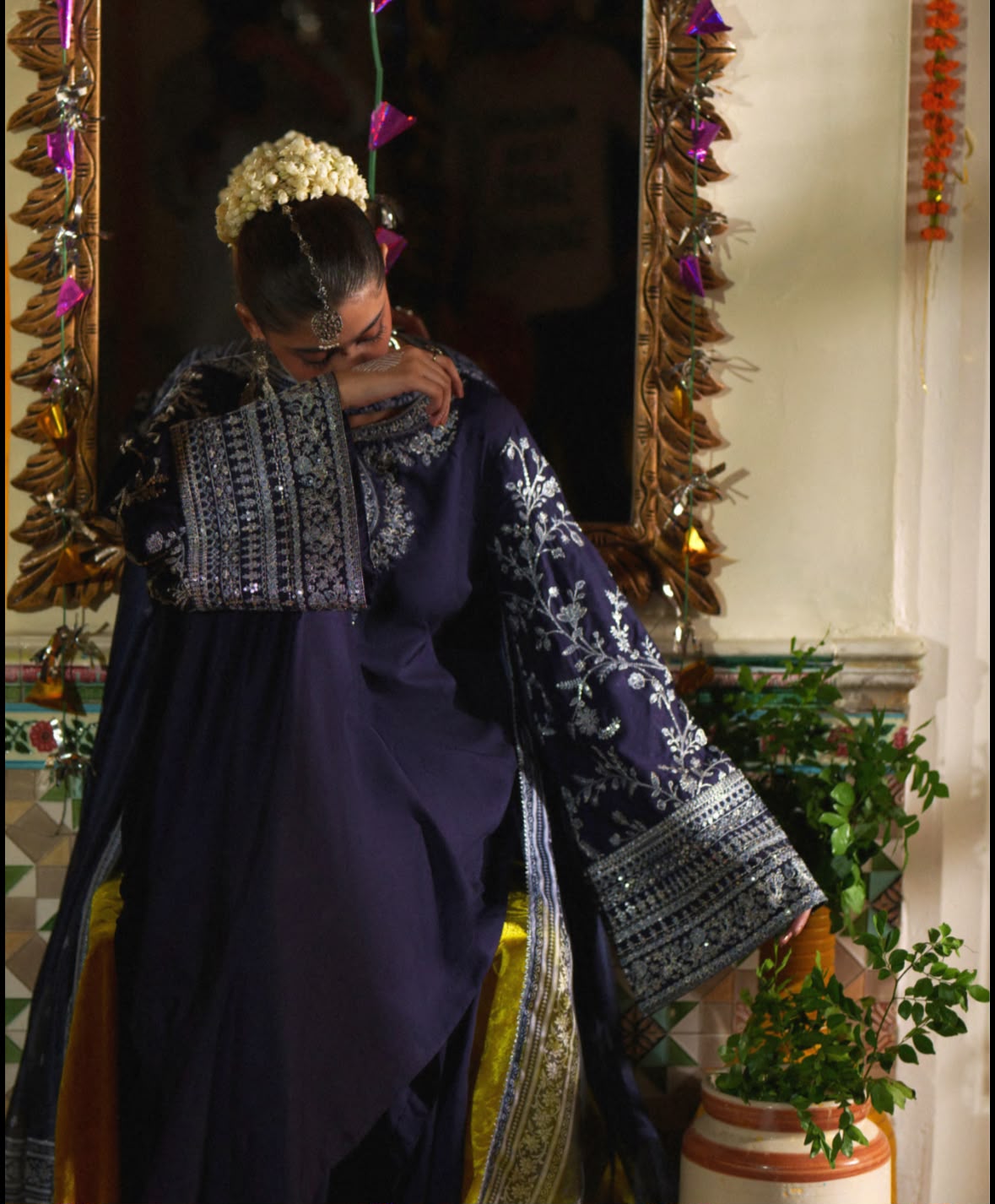 Royal Night Embroidered 3-Piece Suit