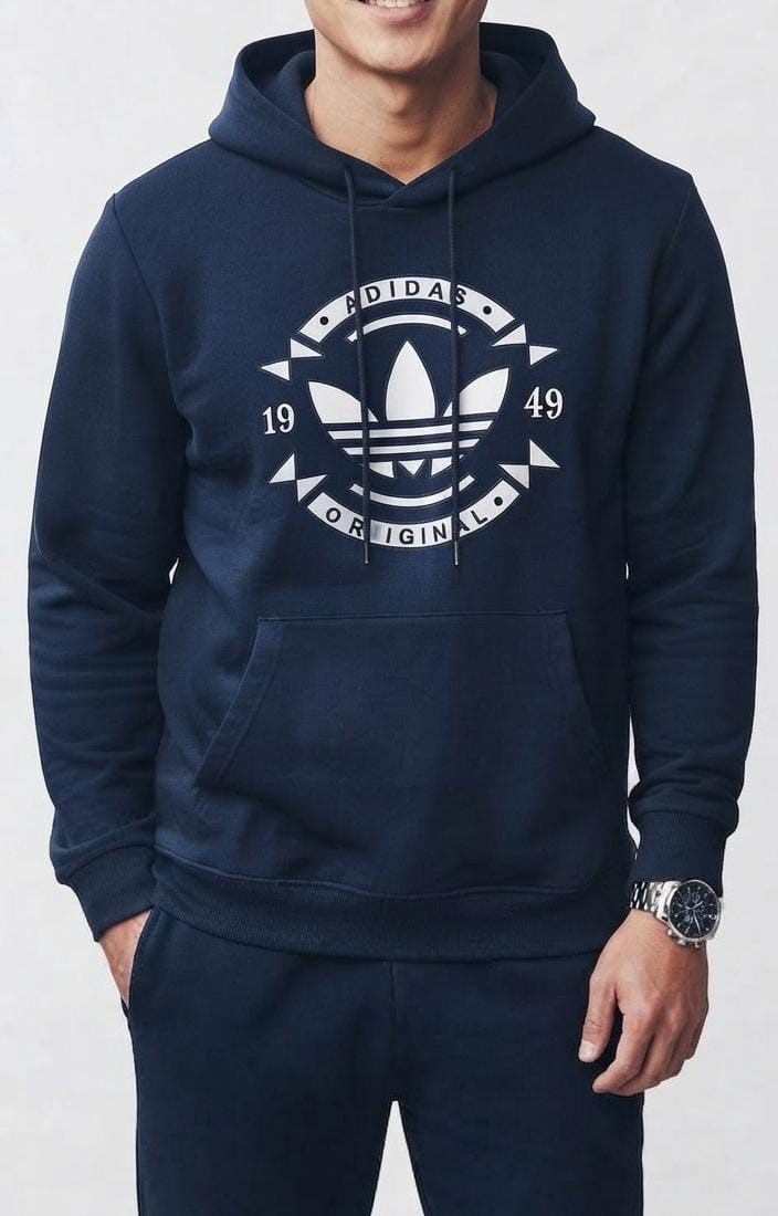 Men's Navy Blue Hoodies